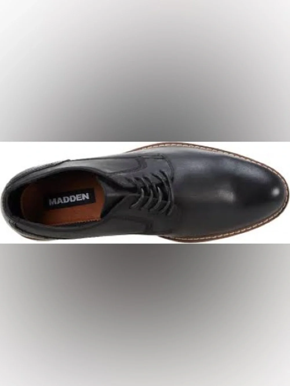 Classic Black Men's Leather Derby Shoes
